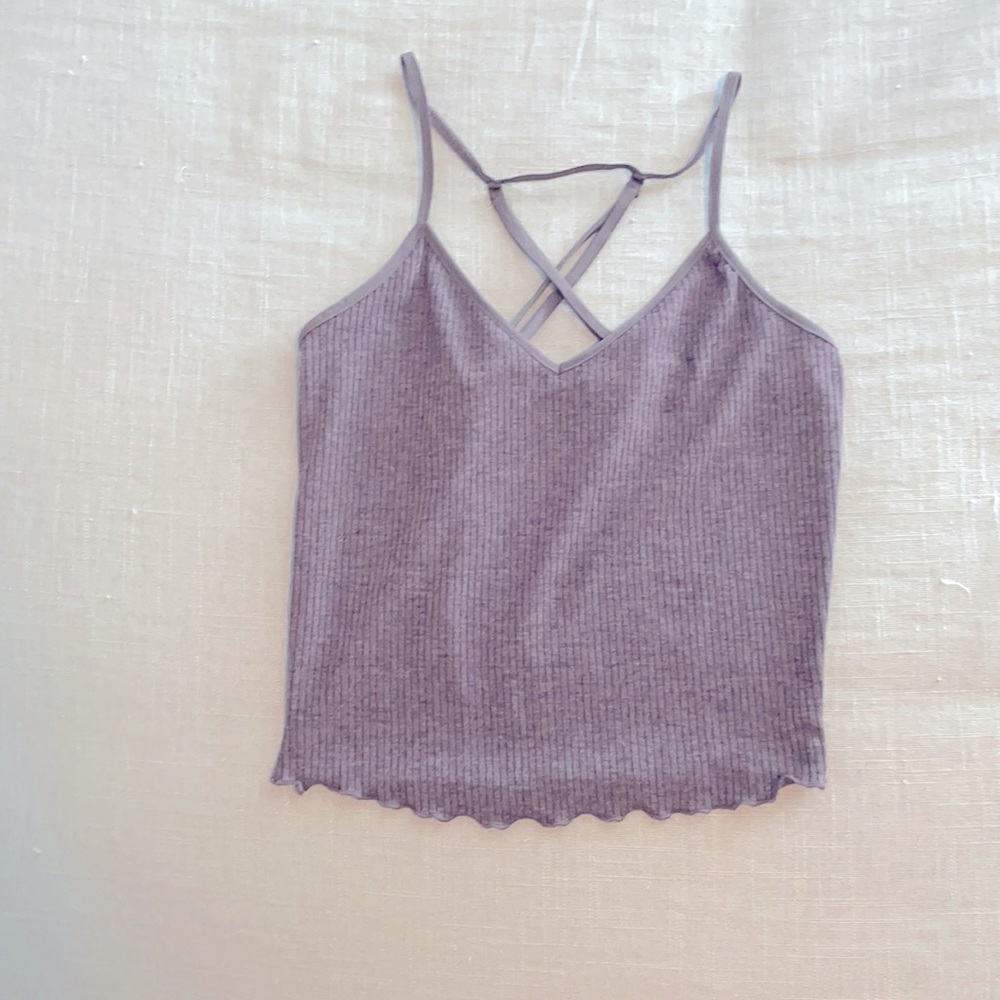 Tillys X Cross Back Tank Top